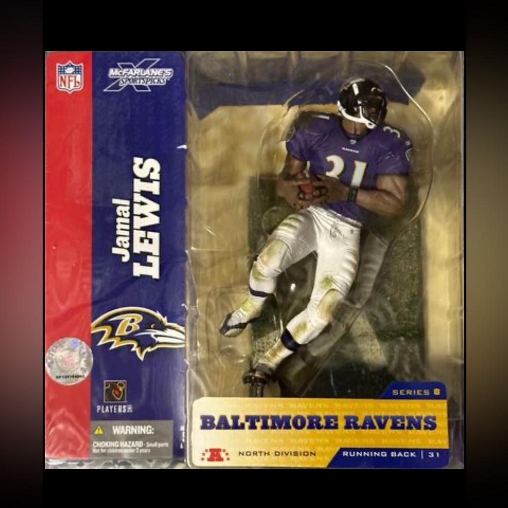 NEW collector jamal lewis action figure